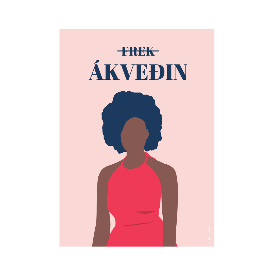 Ákveðin - Poster or card