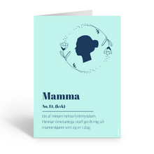 Upload image to gallery Mamma - Poster or card
