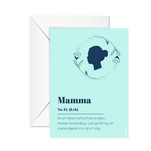 Mamma - Plakat eða tækifæriskort