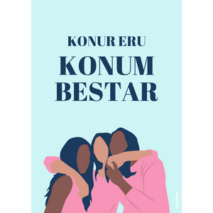 <tc>Konur eru konum bestar - Poster or card</tc>