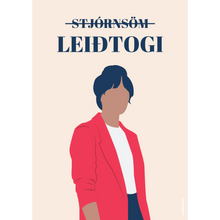 Upload image to gallery Leiðtogi - Poster or card
