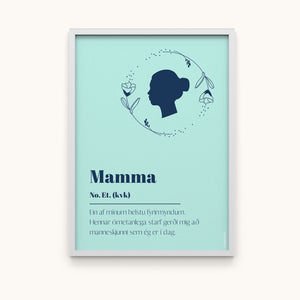 Mamma - Plakat eða tækifæriskort